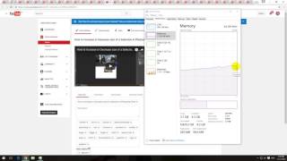 Google Chrome 64bit - RAM usage Test - Multiple Tabs opened