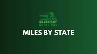 How to Run a Miles by State Report for IFTA | RoadReady Solutions Tutorial