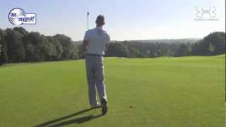 Golf Awkward Lie Ball Above Stance