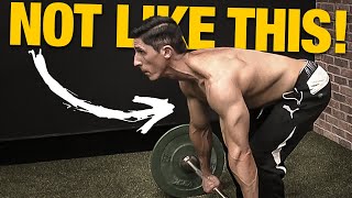 How to do Barbell Rows PROPERLY for a Big Back (AVOID MISTAKES!)