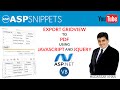 Export GridView to PDF using JavaScript and jQuery in ASP.Net
