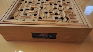 Two Ball Brio Labyrinth Game/Wooden Marble Maze - First Success!!
