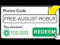 This *SECRET* Promo Code Gives FREE ROBUX! (Roblox August 2024)