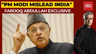 Farooq Abdullah First & Exclusive Interview Post Abrogation Of Article 370 | News Today With Rajdeep