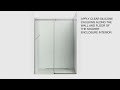 how to install a vigo luca vg6043 shower door full step by step guide