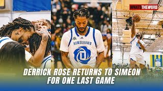 Derrick Rose Returns to Simeon for One Last Game | VLOG