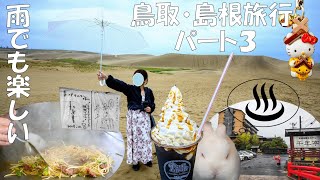 【鳥取・島根】鳥取砂丘!飛ぶお魚と入る温泉！「孤独のグルメ」のお店はウマい!!観光プラン Part3 【まつやホルモン】#日本一周