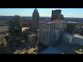 downtown louisville 4k aerial drone