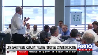 City of Mobile departments discuss unified plan in case of a natural disaster