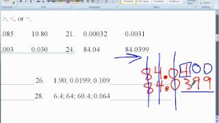 DECIMAL CONCEPTS STUDY GUIDE OCT  2011