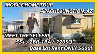 ADORABLE UPGRADED MOBILE HOME IN FRIENDLY 55+ COMMUNITY - QUICK POSSESSION & PETS OK - $25,900
