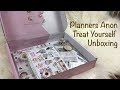 Planners Anonymous Unboxing and Walkthrough - Treat Yourself