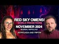 November & the Ancient Omens of the RED SKY! 2024 Sidereal Astrology Prediction