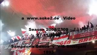 2008/2009 Sampdoria Genua v VfB Stuttgart 1893  (VfB Pyro 27.11.2008)