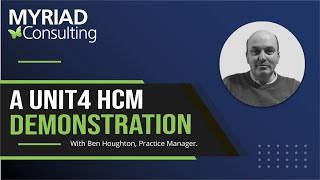 Myriad Consulting HCM demo by Ben Houghton