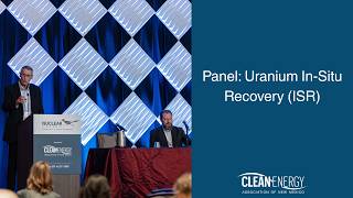 Panel: Uranium In-Situ Recovery (ISR)