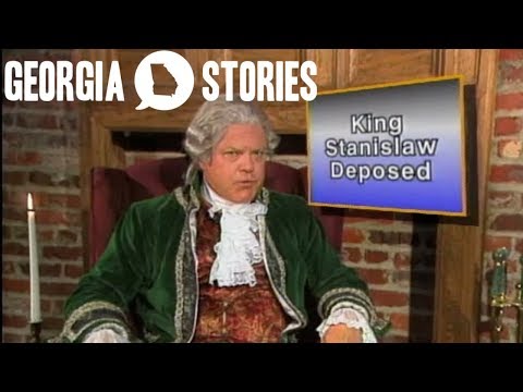 What were the two main products of the colony of Georgia?