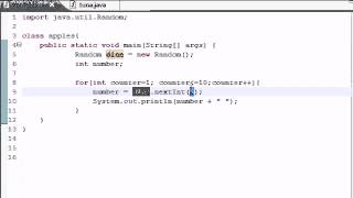 Java Programming Tutorial 26 Random Number Generator | Java Tutorial