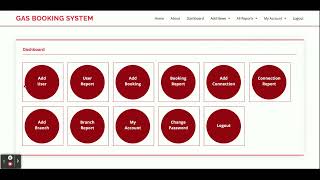 Gas Booking System Project on Python, Django and MySQL