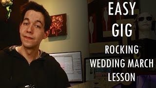 Rocking Wedding March for Electric Guitar [GUITAR LESSON]