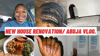 LIVING IN ABUJA VLOG| NEW HOUSE RENOVATION| SELFCARE DAY| BECOMING AN INFLUENCER.