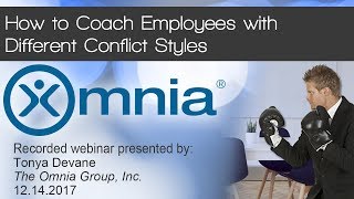 How to Coach Employees with Different Conflict Styles