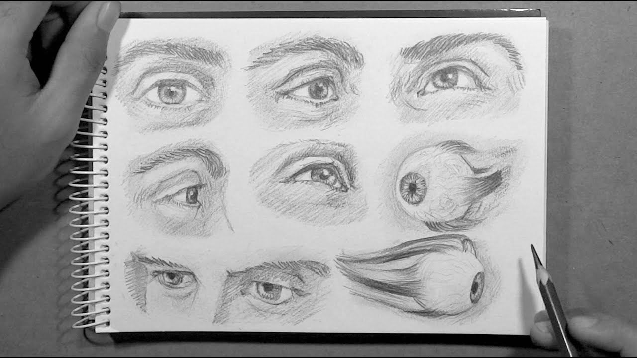Drawing Eyes From Different Angles Time Lapse Youtube Drawing Eyes From Different Angles Time Lapse Youtube