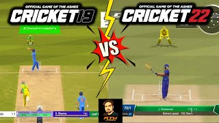 Cricket 19 vs Cricket 22 Pull Shot Comparison #Shorts - RtxVivek