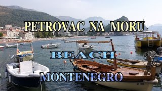 Petrovac na Moru Beach| Montenegro 09.2021 | 4K