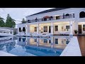 Beautiful 6 bedroom mansion design with swimming pool