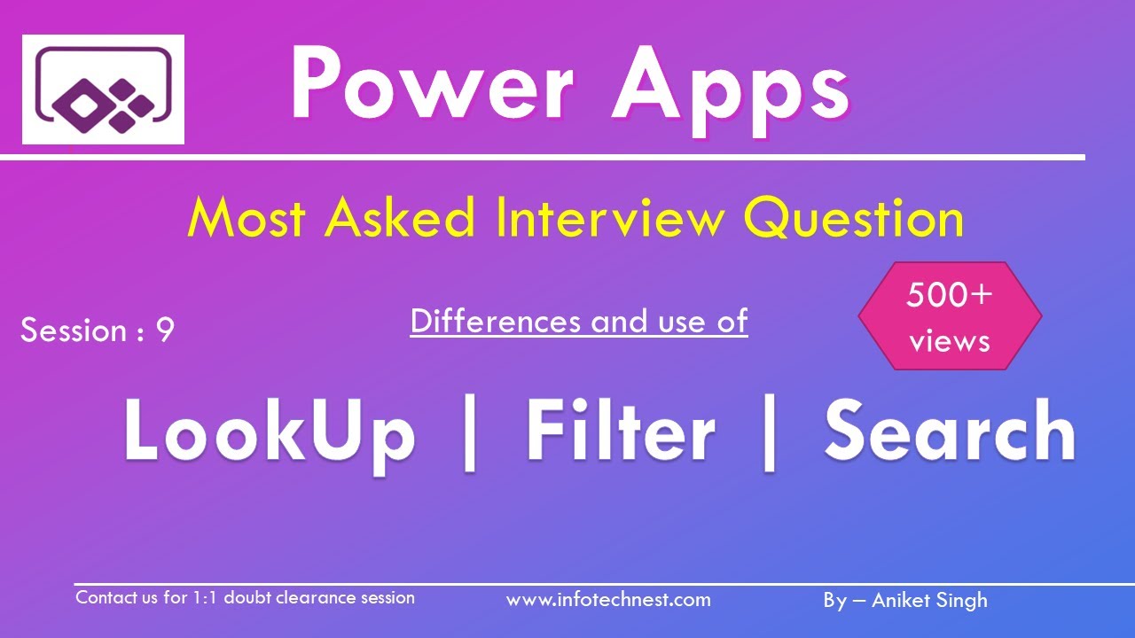 Filter Lookup And Search Functions In Powerapps Delegation Function