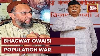 RSS Chief Flags ‘Population Imbalance’, Owaisi Warns Against ‘Fear-Mongering’
