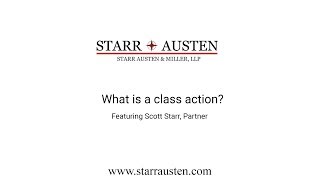 What is a class action and class action lawsuit?