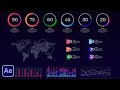 3 Simple Infographics Techniques in After Effects | Motion Graphics Tutorial