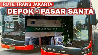 CARA KE PASAR SANTA NAIK TRANSJAKARTA || NGOPSDUL YUKSS...