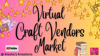 MULTI-VENDOR CRAFT MARKET ONLINE LIVE SALE WITH SUPPLIES & MORE!! | Thurs. May 21