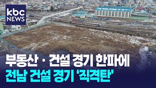 부동산ㆍ건설 경기 한파에 건축이 멈춰섰다 / KBC뉴스