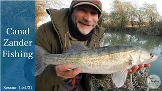 Zander Fishing Into Dark On The Grand Union Canal - 14/4/21 (Video 232)