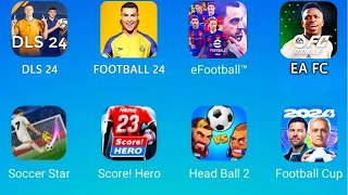 ⚽EA SPORTS FC MOBILE 25,Efootball Mobile 24, DLS 24,Score Hero 2,Mini Football,Football Game 2024🔥