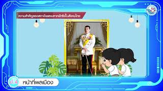 หน้าที่ฯ ป 4 หน่วยที่ 3 สถาบันพระมหากษัตริย์ตามรบบประชาธิปไตย