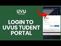 How to Login to UVU Student Portal 2024?