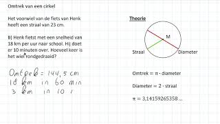 Omtrek van een cirkel (1 HAVO/VWO, 1 VWO. 2 HAVO/VWO \u0026 2 VWO)