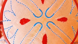 নকশি কাঁথা সেলাই || কাঁথা সেলাই ডিজাইন || nakshi kantha design stitch tutorial ||