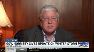 WV Gov. Morrisey gives update on winter storm