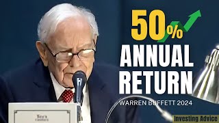 Warren Buffett Explains How to Turn $1 Million into 50% Returns Per Year | Berkshire 2024