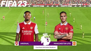 FIFA 23 | Arsenal vs Manchester United - Premier League 2023/24 - PS5 Gameplay