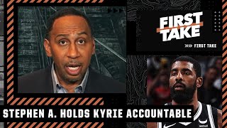 There's no one more accountable than Kyrie Irving for the Nets' issues - Stephen A. | First Take