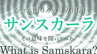 「サンスカーラ｜Saṃskāra」の意味とは？今さら聞けないヨガ用語を、ヨガ哲学講師 永井由香先生に聞いてみた。