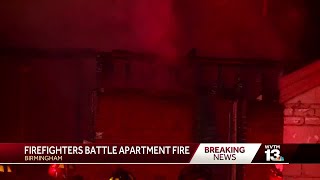 Apartment fire on South Park Drive