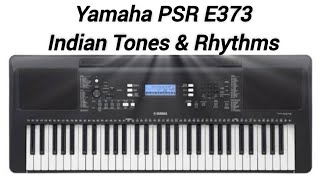 Yamaha PSR Indian Tones And Rhythms || Yamaha e373 indian